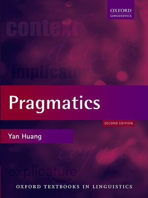 cover image of Pragmatics